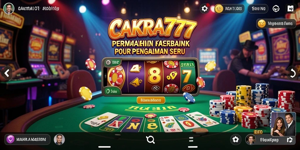 Tampilan gameplay CAKRA777 yang menegangkan dan seru.
