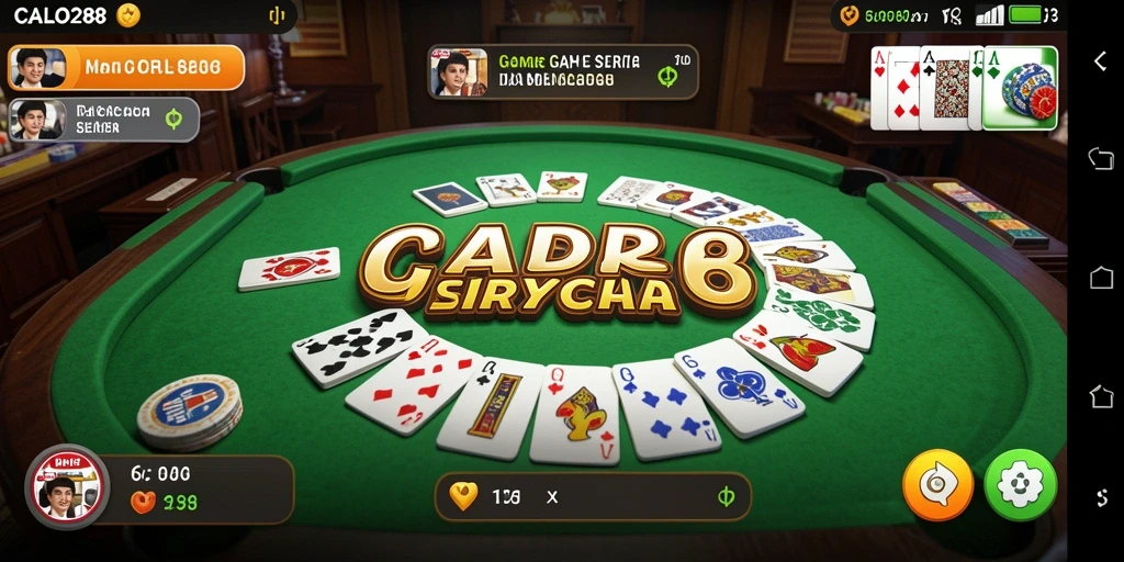 Tampilan gameplay seru Game Gaple CALO288.