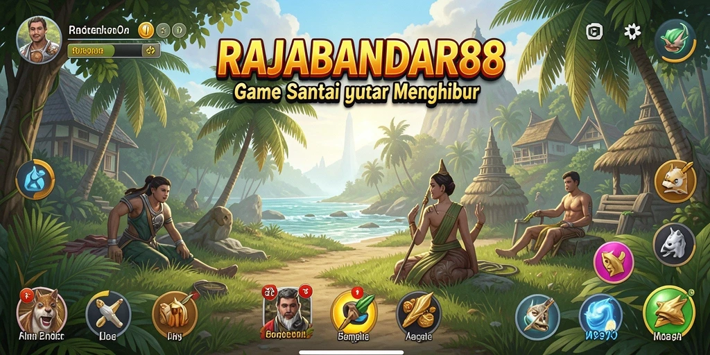 Tampilan gameplay santai dan menyenangkan di RAJABANDAR88.