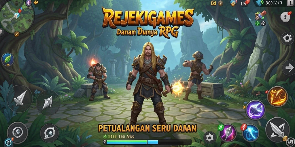 Tampilan gameplay yang menegangkan dan penuh aksi di REJEKIGAMES.