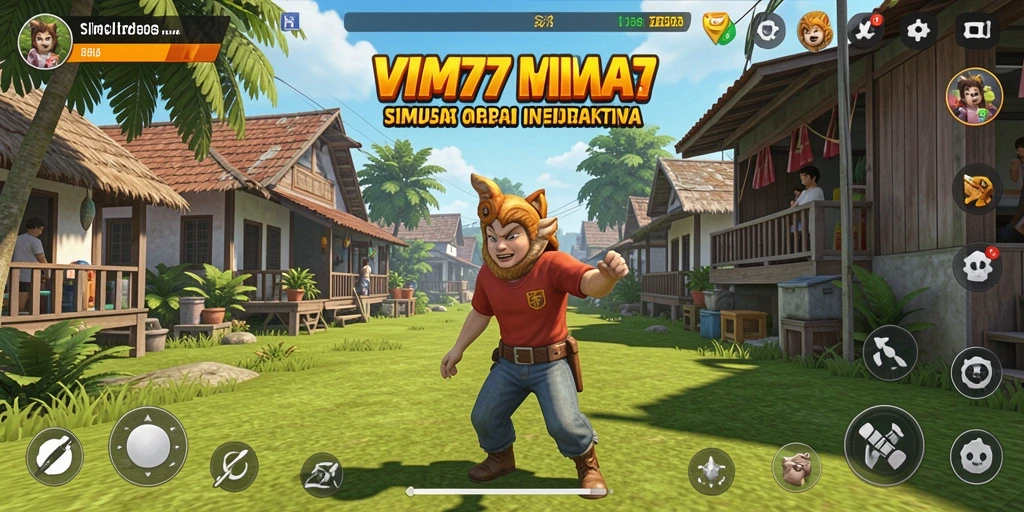 Screenshot gameplay VM777 menampilkan aksi seru dalam kehidupan virtual.