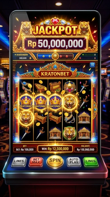 Screenshot fitur unggulan dalam aplikasi kratonbet.